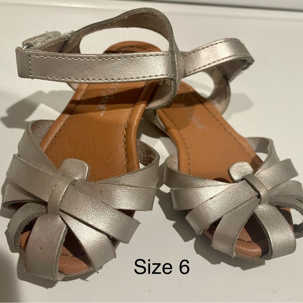 Cat & Jack Silver Kids Sandals